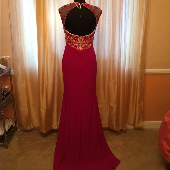 SIZE 8 Beautiful pink dress! Alyce Designs - Picture 4 of 8